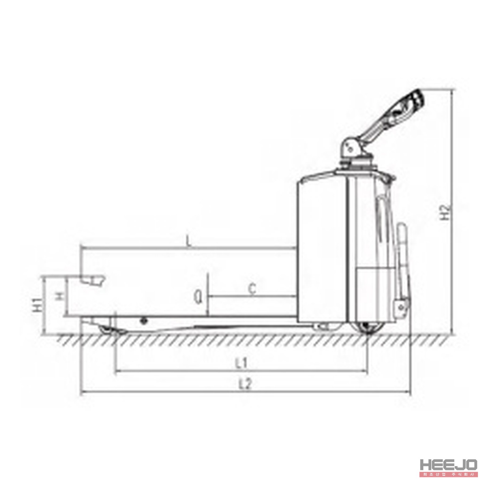 희조 워키·탑승 전동 파레트 트럭 (HJ-CBD25J/30J/25JT/30JT) 4